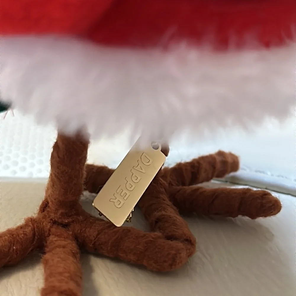 NEW Christmas 2023 Target DAPPER Felt Santa Claus Bird Figurine Wondershop